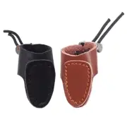 Archery Finger Guard Thumb For Longbow -Hunting Hand Pull String Protector