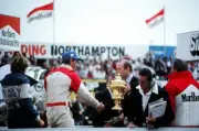 Race winner John Watson GBR McLaren right took a hugely popular ho- Old Photo 2