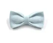 Collar dog collar, velvet dog collar with detachable bow tie,-blue velvet bow L