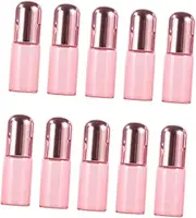 OATIPHO 10pcs Glass Roller Bottles with Cap Leakproof Essential Oil Containers for Travel for Aromatherapy Makeup Storage