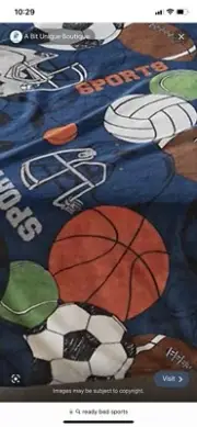 Sleeping bag Ready Bed NIB sport Basketball Football Soccer Sleepover READ