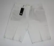 ADIDAS GOLF WHITE SOLID BERMUDA SHORTS SZ 14