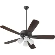 Quorum International 4525-4159 Ovation Indoor Ceiling Fan Matte Black