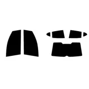 For Daewoo Rezzo 5-door Hatchback 2004-10 Full Pre Cut Window Tint Kit Film Film