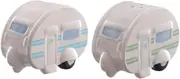 Ted Smith Ceramic Caravan Salt and Pepper Shaker Set