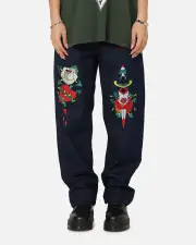 [ED HARDY] Ed Hardy Once Wounded Jeans Dark Indigo - Size 30 30 Dark Indigo