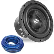 NVX VCW102 1000W RMS 10" Dual 2-Ohm Car Subwoofer + 25 Feet of Speaker Wire