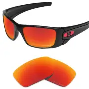 EYAR Polarized Replacement Lens for-Oakley Fuel Cell Sunglass Fire Red (PRM)