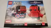 New LEGO Brickheadz Captain America & Red Hulk 40668 Marvel