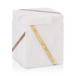 Kassatex Marble Brass Cotton Jar