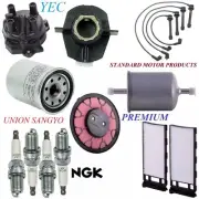 Tune Up Kit Filters Cap Wire Spark Plugs For NISSAN XTERRA L4 2.4L; Mexico 02-04