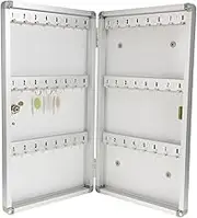COHEALI Key Organizer Box 48 Slots Lockable Security Cabinet Wall Mount Key Holder