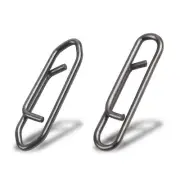 100pcs Stainless Steel Fishing Power Clips Quick Lure Change Snaps 30LB-125LB