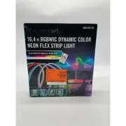 Ecosmart 16.4 ft RGBWIC Dynamic Color LED Neon Flex Strip Light w/ Remote