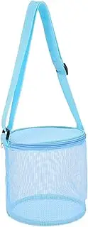 CORHAD Mesh Beach Bag for Boys and Girls Seashell Design Storage Mesh Bag Breathable and Sturdy Bag for Toys Picnics Camping