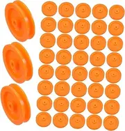 LALAFINA 100Pcs Durable Plastic Belt Pulley Mini Gear for Rc Cars Planes Compact DIY Accessories Craft Pulley for Model Making Repairs