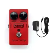 MXR M102 Dyna Comp Compressor Pedal Bundle with 9V Power Supply