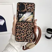 [JIASHM] for Samsung Galaxy Z Flip 5 6 4 3 5g Print Case Clear Hard Pc Luxury Shockproof Phone Cover for Samsung Z Flip6 Flip5(for Samsung Galaxy Z Flip 5 /with Bracelet)