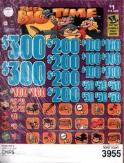 Pull Tab Tickets - Chip Tickets - Game - The Big Time