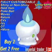 Pokémon Sword and Shield ✨ Shiny Litwick ✨ W/ Best 6IV Customizable