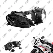 Front Headlight Headlamp Assembly For Yamaha YZF R6 2008 2009 2010 08 09 10