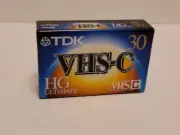 TC30EHG VHS-C Analog Videocassette Electronics NEW SEALED