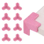 Corner Protectors 8Pcs Table Corner Protectors(3D-shaped, Pink)