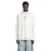 [BALENCIAGA] Intertwined Zip-Up Sweater Beige