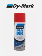 DY-MARK Spray Ink Red Aerosol Stencil & Colour Coding Paint 315g Aerosol Can