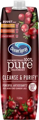 Pure Cranberry Juice Drink, 1.5L, Bottle, 1000Ml, 1000 Pieces