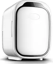 Portable Mini Fridge, Compact Car Refrigerator 6L Car Home Auto Refrigerator Fridges DC12/24V Freezer Cooler Heater Keep Warm Fresh for Car Home Pinic Camping AC110/220V Portable Car Fridge for Travel