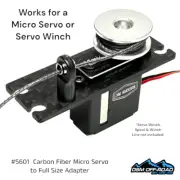 Micro Servo & Servo Winch to Full Size Adapter (Reefs Micro 99 179, NSDRC RS100)
