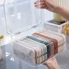 Clamshell Dustproof Transparent Storage Box Transparent Color
