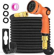 Garden Hose Pipe - Expandable Garden Hose with 10 Function Gun, Flexible Water Hose Pipe, Lightweight & Kink-Free Extendable Hose, for Home Gardening, Car Wash, Pet Bathing