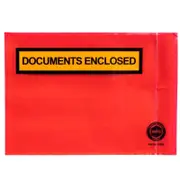 Marbig Documents Enclosed Packaging Envelope Red 230x165mm Box 500