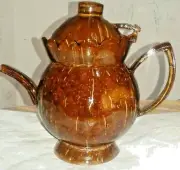 UNIQUE handmade Coconut shell TEAPOT Natural 100% Eco friendly kitchen item