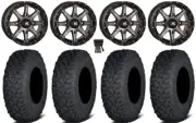 High Lifter HL10 14" Wheels Sm 28" Coyote Tires Polaris Ranger XP 9/1K