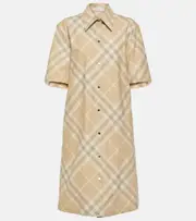 Burberry Burberry Check cotton shirt dress