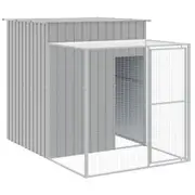 Andala Pets Chicken Cage with Run Light Grey 165x251x181 cm