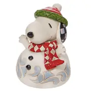 Peanuts by Jim Shore Mini Snoopy Snowman