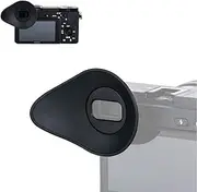 JJC Soft Silicone Camera Eyecup Eyepiece Eyeshade for Sony a6500 a6400 Viewfinder Protector Replaces Sony FDA-EP17 Eye Cup
