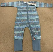 Bonds BNWT 2016 Blue Aztec Zippy - Size 00 (3-6Months)