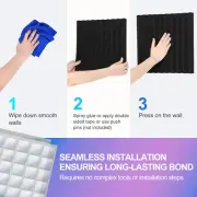12 Pack Acoustic Foam Panels, 1" X 12" X 12" Sound Proof Foam Panels for Wall...