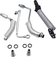 OKAY MOTOR Turbo Oil Feed Line & Oil Return Line Turbo Coolant Feed Pipe & Coolant Return Pipe for 2011-2021 Buick Encore Chevrolet Cruze Sonic Trax 1.4L 25200947 55587854 55568031 55567067