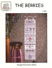 Rosewood Manor Designs / Karen Kluba ~ C-001 The Berries Chart + Charm