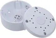 LIFKICH Security Camera Mount Bracket Waterproof Design Aluminum Enclosure Rainproof Junction Box Easy Installation Ceiling Mount Cable Management Case 12cm Diameter