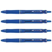 4 x PILOT BegreeN Acroball Retractable Ballpoint Pen Blue 0.7mm BAB-15F-B-BG