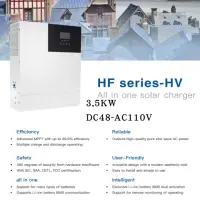 在飛比找momo購物網優惠-太陽能板逆變器充電控制器-3.5KW DC48V-AC110