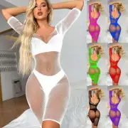 Women Erotic Lingerie Women Bodycon Erotic Lingerie Fishnet Mini Dress Brand New