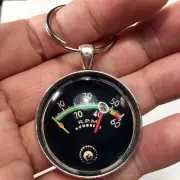 Vintage GM General Motors RPM Gauge Tachometer Oldsmobile Keychain